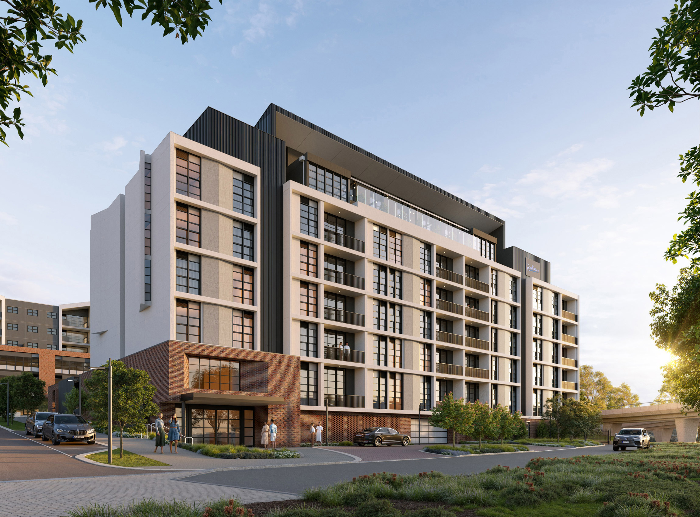 Radisson Perth — upscale hotel opening early 2027 at Old Aberdeen Place, West Perth, Western Australia